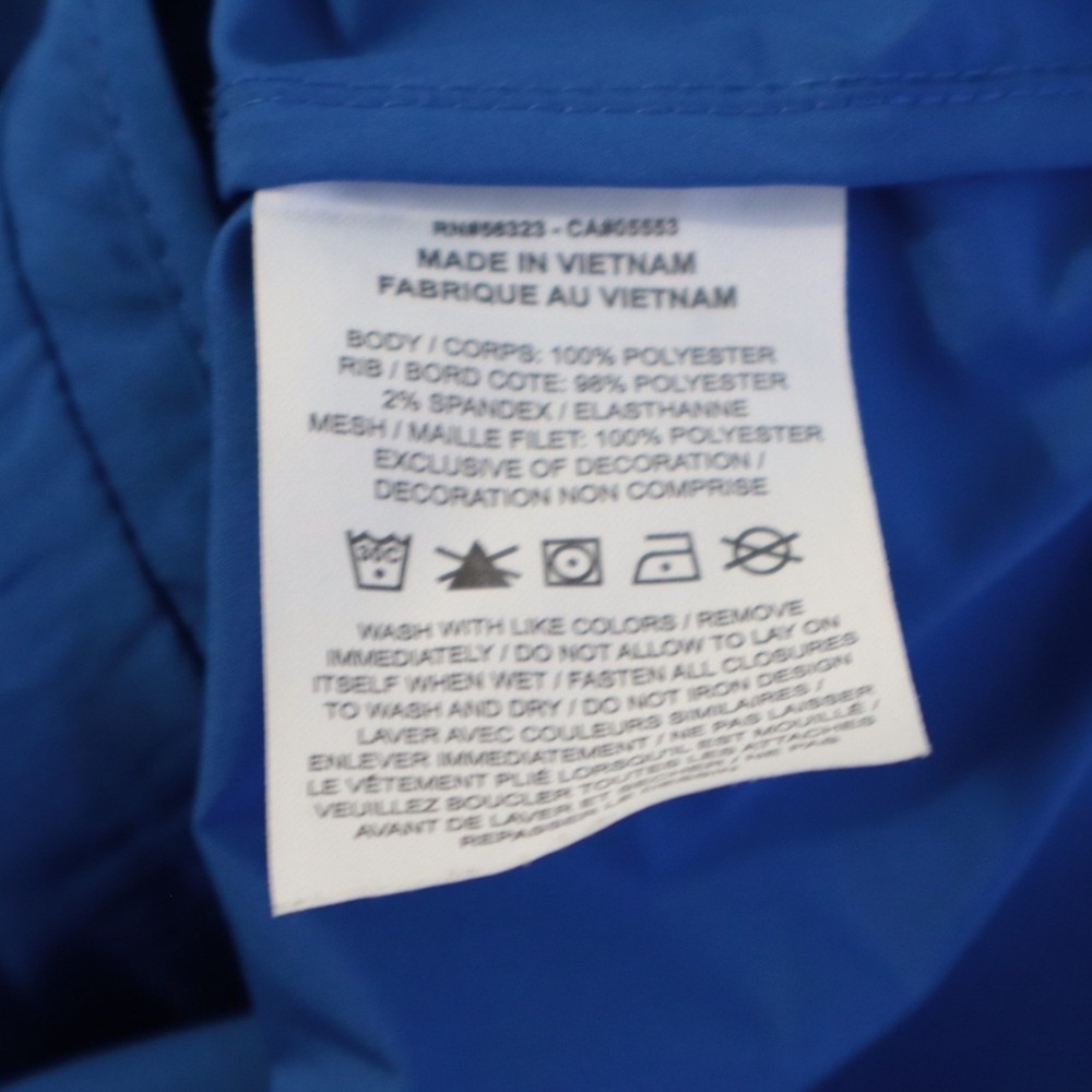 Nike Sportswear Kids Just Do It Windrunner Hooded Jacket Blue Orange Sz S School - Picture 7 of 8